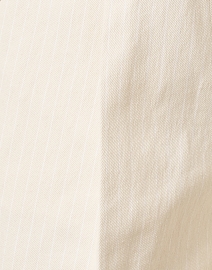 Fabric image thumbnail - Piazza Sempione - Beige Pinstripe Shorts