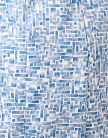Fabric image thumbnail - Peserico - Blue Print Cotton Sheath Dress