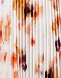 Fabric image thumbnail - Jason Wu Collection - Orange Multi Printed Pleated Dress