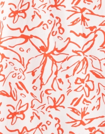 Fabric image thumbnail - Rosso35 - Orange and White Floral Cotton Dress