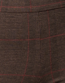 Fabric image thumbnail - Avenue Montaigne - Pars Brown Check Stretch Pull On Pant