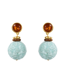 Product image thumbnail - Lizzie Fortunato - Mist Beaded Drop Earrings
