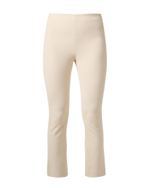 Ivory Crop Flare Stretch Pant