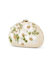 Front image thumbnail - Rafe - Berna White Floral Embroidered Clutch 