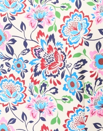 Fabric image thumbnail - Jude Connally - Henley Cream Multi Print Tiered Dress