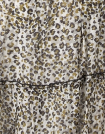 Fabric image thumbnail - Marc Cain Sports - Grey Cheetah Print Tiered Dress