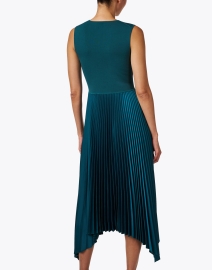 Back image thumbnail - Joseph - Dera Teal Pleated Dress