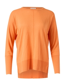 Product image thumbnail - Kinross - Orange Hi-Low Pullover