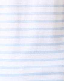 Fabric image thumbnail - Saint James - Pleneuf White and Blue Striped Cotton Top 