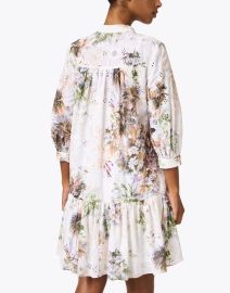 Back image thumbnail - Kobi Halperin - Emery White Print Eyelet Dress