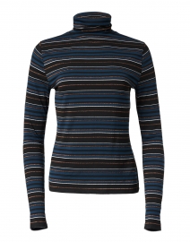 Audrey Black and Blue Stripe Sweater
