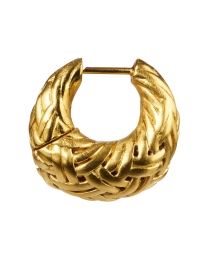 Dean Davidson - Gold Weave Huggie Hoop Earrings