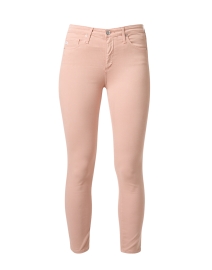 Product image thumbnail - AG Jeans - Prima Pink Denim Slim Ankle Jean