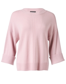 Pink Merino Pullover Sweater