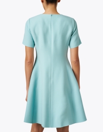 Back image thumbnail - Lafayette 148 New York - Seagrass Fit and Flare Dress