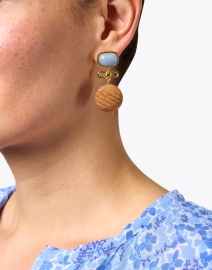 Look image thumbnail - Lizzie Fortunato - French Knot Drop Earrings