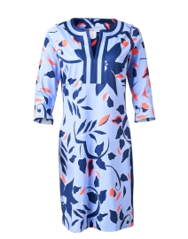 Product image thumbnail - Gretchen Scott - Blue and Red Printed Floral Dress