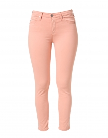 Product image thumbnail - AG Jeans - Prima Light Peach Stretch Sateen Slim Jean