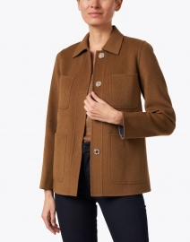 Lafayette 148 New York - Archie Blue and Brown Reversible Jacket