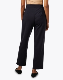 Back image thumbnail - Eileen Fisher - Navy Straight Ankle Pant