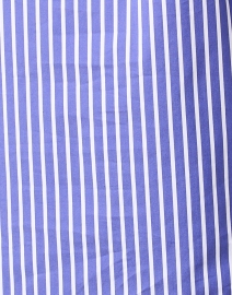Fabric image thumbnail - Dovima Paris - Aerin Blue Stripe Poplin Blouse