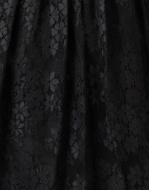 Fabric image thumbnail - L.K. Bennett - Lisbet Black Lace and Velvet Dress