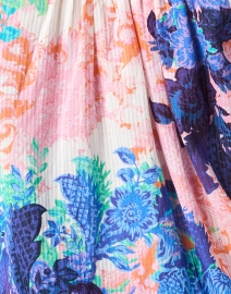 Fabric image thumbnail - Megan Park - Valetta Pink and Blue Print Blouse
