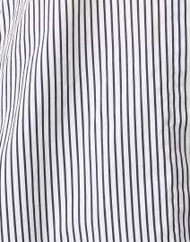 Fabric image thumbnail - Emporio Armani - Navy Stripe Cotton Shirt