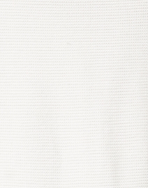 Fabric image thumbnail - Kinross - White Cotton Garter Stitch Sweater