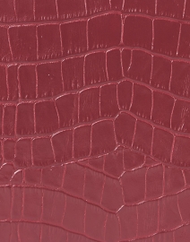 Fabric image thumbnail - DeMellier - London Burgundy Leather Shoulder Bag