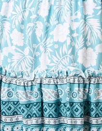 Fabric image thumbnail - Walker & Wade - Ibiza Blue Multi Print Dress
