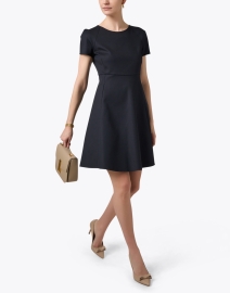 Look image thumbnail - Emporio Armani - Navy Fit and Flare Dress