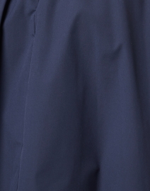 Fabric image thumbnail - Jason Wu - Navy Poplin Ruffle Hem Dress