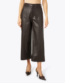 Front image thumbnail - Brochu Walker - Odele Brown Faux Leather Pant