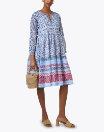Look image thumbnail - Bella Tu - Red White and Blue Paisley Dress