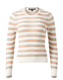 Product image thumbnail - Veronica Beard - Magellen Multi Stripe Knit Top