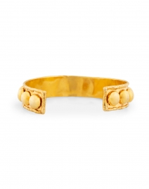 Back image thumbnail - Sylvia Toledano - Gold Studded Small Cuff Bracelet