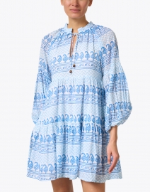 Oliphant - Blue Multi Stripe Cotton Dress