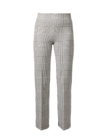 Product image thumbnail - Peace of Cloth - Jules Black and White Plaid Knit Pull On Pant 