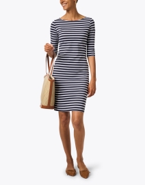 Look image thumbnail - Saint James - Propriano Navy and White Striped Dress
