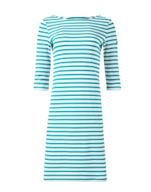 Product image thumbnail - Saint James - Propriano Green and White Striped Dress