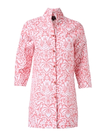 Rita Pink Print Linen Jacket