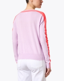 Back image thumbnail - Lisa Todd - Beige Multi Color Block Cotton Sweater