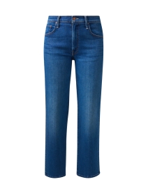 Product image thumbnail - Mother - The Rambler Blue Straight Leg Ankle Jean