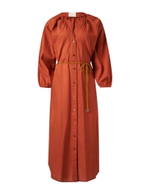 Momoni - Caldes Rust Cotton Dress