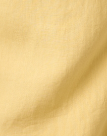Fabric image thumbnail - Ines de la Fressange - Ethel Yellow Linen Shirt Dress