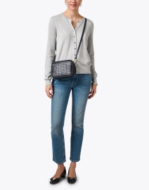 Look image thumbnail - Repeat Cashmere - Grey Cotton Blend Cardigan