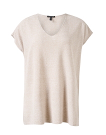 Product image thumbnail - Eileen Fisher - Beige Knit Top