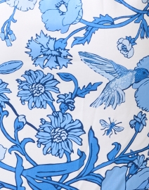 Fabric image thumbnail - Gretchen Scott - Blue Floral Printed Twist Front Dress