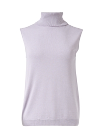 Product image thumbnail - Lafayette 148 New York - Aster Lavender Turtleneck Top